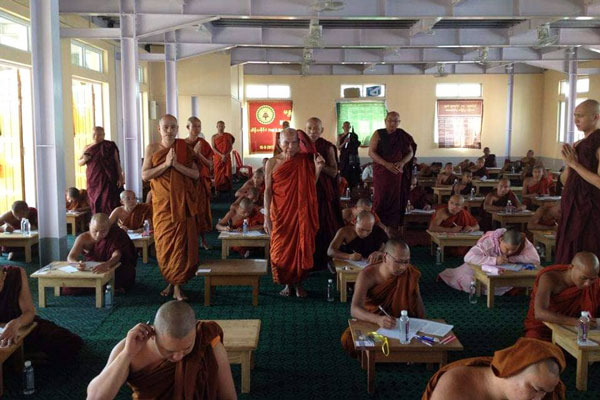ဆရာေတာ္ႀကီးမ်ား စာေမးပြဲခန္း စစ္ေဆး